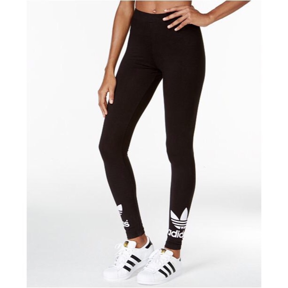 Adidas Originals Trefoil Leggings - Black